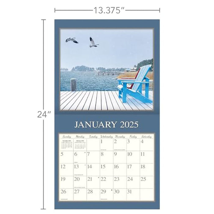 Lang : Cottage Country by David Ward 2025 Wall Calendar - Lang : Cottage Country by David Ward 2025 Wall Calendar