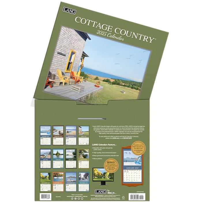 Lang : Cottage Country by David Ward 2025 Wall Calendar - Lang : Cottage Country by David Ward 2025 Wall Calendar