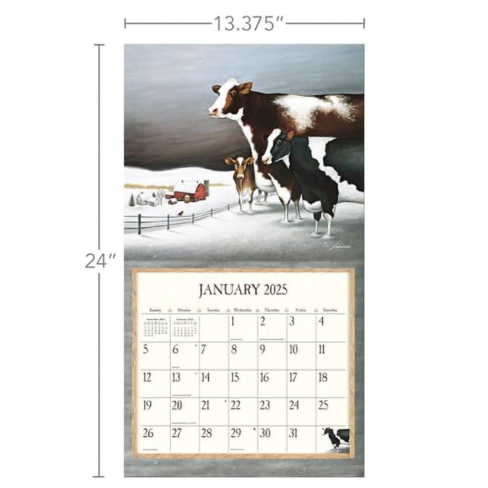 Lang : Cows Cows Cows by Lowell Herrero 2025 Wall Calendar - Lang : Cows Cows Cows by Lowell Herrero 2025 Wall Calendar