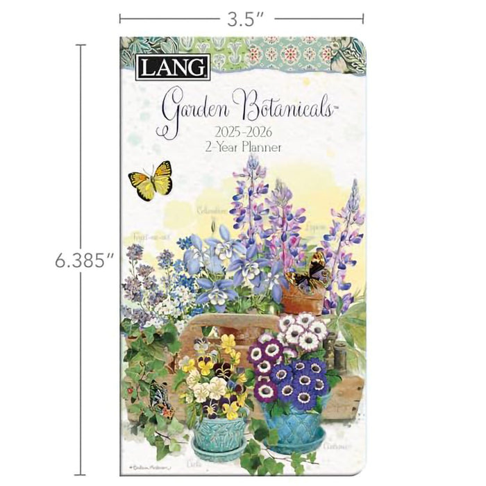 Lang : Garden Botanicals 2025 2 Year Pocket Planner by Barbara Anderson - Lang : Garden Botanicals 2025 2 Year Pocket Planner by Barbara Anderson