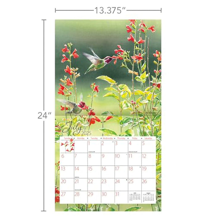 Lang : Hummingbirds by Susan Bourdet 2025 Wall Calendar - Lang : Hummingbirds by Susan Bourdet 2025 Wall Calendar