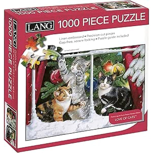 Lang : Kitten Christmas Puzzles 1000pc Jigsaw Puzzle - Lang : Kitten Christmas Puzzles 1000pc Jigsaw Puzzle