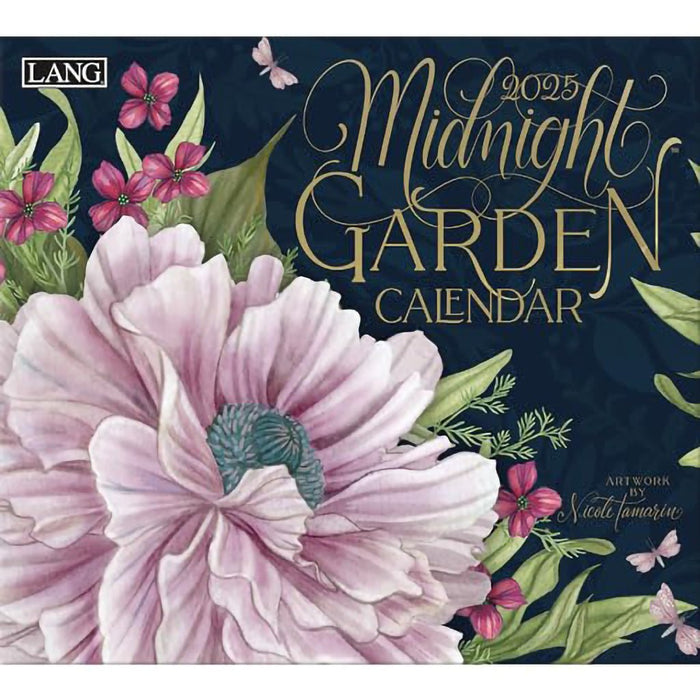 Lang : Midnight Garden by Nicole Tamarin 2025 Wall Calendar - Lang : Midnight Garden by Nicole Tamarin 2025 Wall Calendar