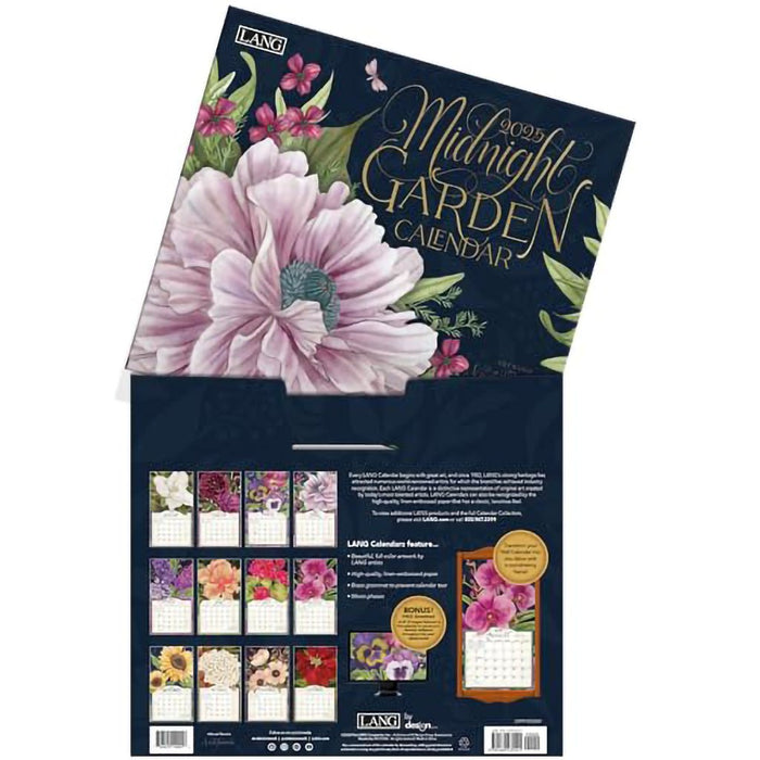 Lang : Midnight Garden by Nicole Tamarin 2025 Wall Calendar - Lang : Midnight Garden by Nicole Tamarin 2025 Wall Calendar