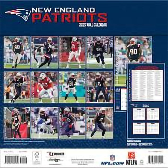 Lang : NFL New England Patriots 2025 Desk Calendar - Lang : NFL New England Patriots 2025 Desk Calendar