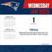 Lang : NFL New England Patriots 2025 Desk Calendar - Lang : NFL New England Patriots 2025 Desk Calendar