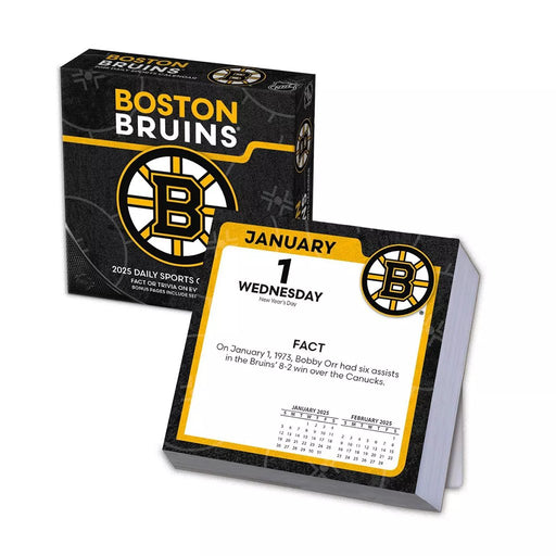 Lang : NHL Boston Bruins 2025 Desk Calendar - Lang : NHL Boston Bruins 2025 Desk Calendar