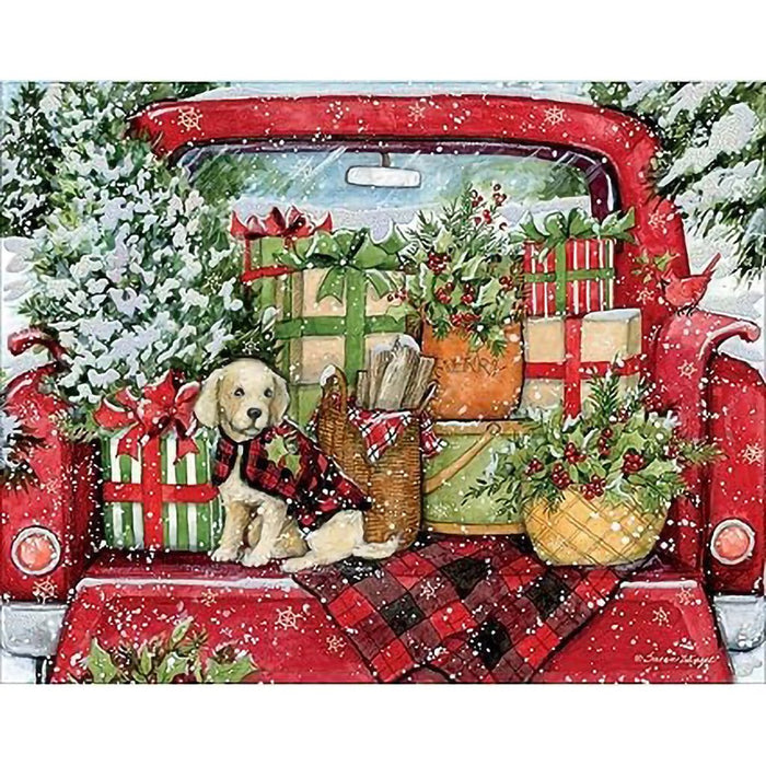 Lang : Puppies & Presents Assorted Boxed Christmas Cards (18 pack) - Lang : Puppies & Presents Assorted Boxed Christmas Cards (18 pack)