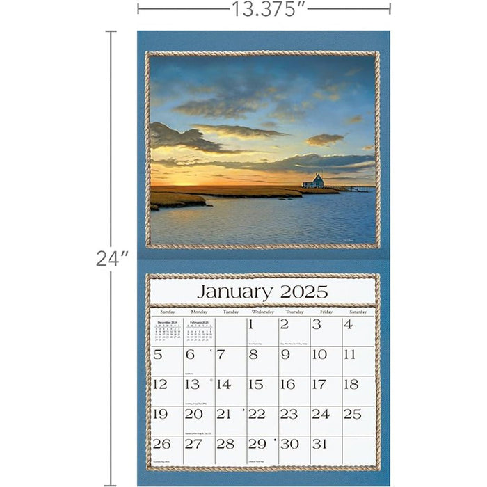 Lang : Seaside by Daniel Pollera 2025 Wall Calendar - Lang : Seaside by Daniel Pollera 2025 Wall Calendar