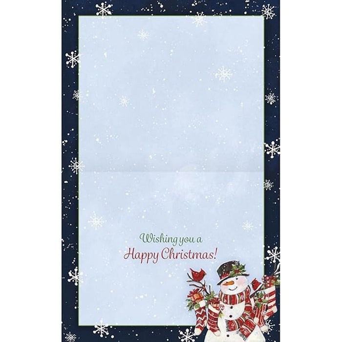 Lang : Snowman & Stockings Boxed Christmas Cards (18 pack) - Lang : Snowman & Stockings Boxed Christmas Cards (18 pack)