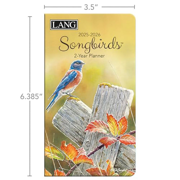 Lang : Songbirds 2025 2 Year Pocket Planner by Susan Bourdet - Lang : Songbirds 2025 2 Year Pocket Planner by Susan Bourdet