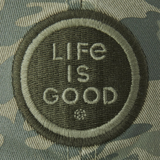 Life Is Good : Coin Chill Cap in Moss Green Camo - Life Is Good : Coin Chill Cap in Moss Green Camo