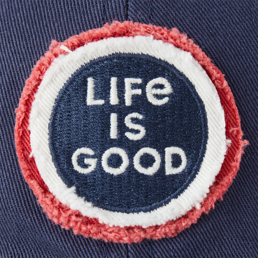 Life Is Good : Coin Tattered Chill Cap in Darkest Blue - Life Is Good : Coin Tattered Chill Cap in Darkest Blue