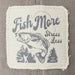 Life Is Good : Fish More Stress Less Bass Old Favorite Mesh Back Cap in Slate Gray - Life Is Good : Fish More Stress Less Bass Old Favorite Mesh Back Cap in Slate Gray