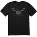 Life Is Good : Men's Motorcycle Camo Handlebars Crusher - LITE Tee in Faded Black - Life Is Good : Men's Motorcycle Camo Handlebars Crusher - LITE Tee in Faded Black