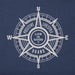 Life Is Good : Men's Positive Compass Long Sleeve Crusher - LITE Tee in Darkest Blue - Life Is Good : Men's Positive Compass Long Sleeve Crusher - LITE Tee in Darkest Blue