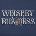 Life Is Good : Men's Whiskey Business Bottle Crusher Tee in Darkest Blue - Life Is Good : Men's Whiskey Business Bottle Crusher Tee in Darkest Blue