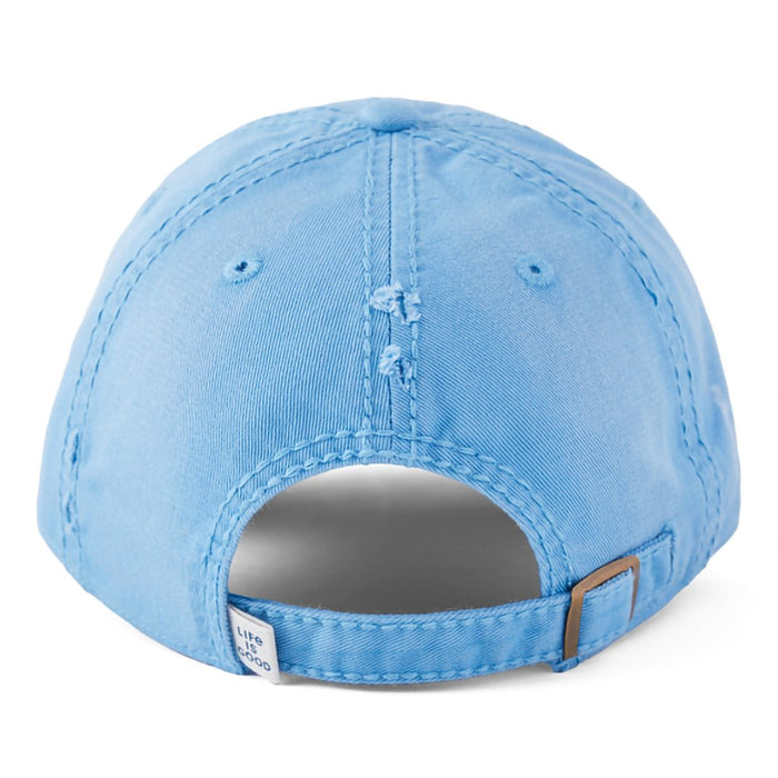 Life Is Good : Paw Prints Sunwashed Chill Cap in Cool Blue - Life Is Good : Paw Prints Sunwashed Chill Cap in Cool Blue