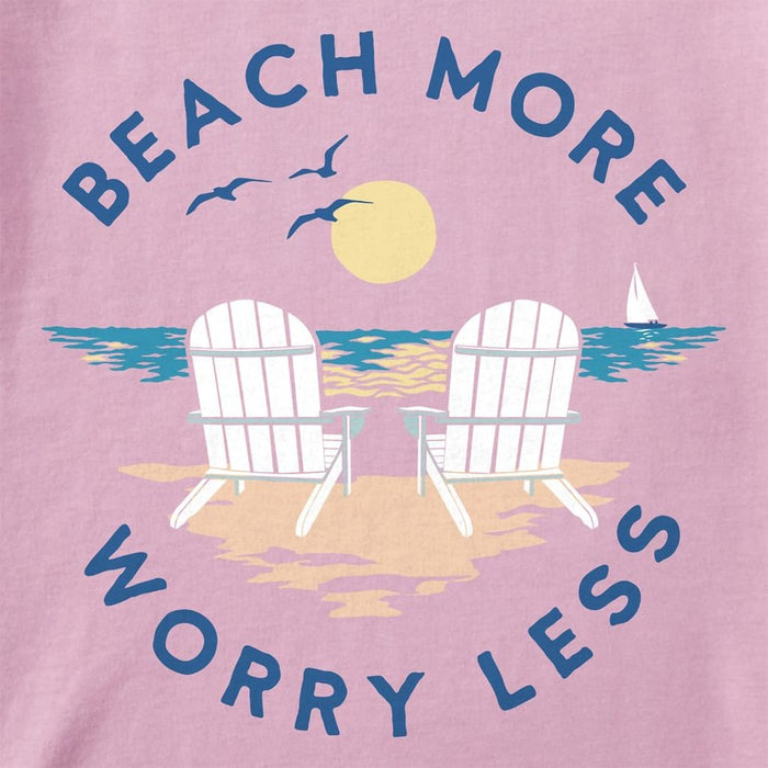 Life Is Good : Women's Clean Adirondack Beach More - Crusher T-Shirt - Life Is Good : Women's Clean Adirondack Beach More - Crusher T-Shirt