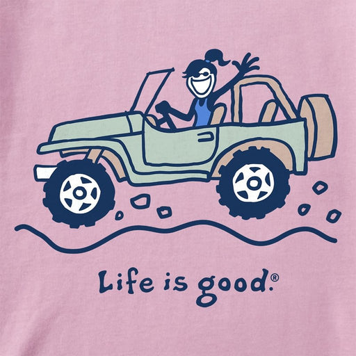 Life Is Good : Women's Jackie Off Road - Crusher T-Shirt - Life Is Good : Women's Jackie Off Road - Crusher T-Shirt