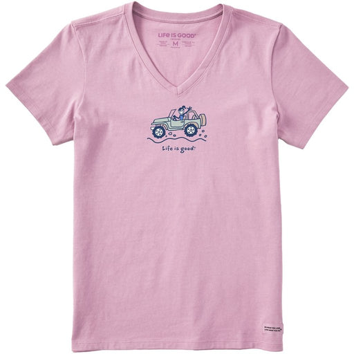 Life Is Good : Women's Jackie Off Road - Crusher T-Shirt - Life Is Good : Women's Jackie Off Road - Crusher T-Shirt