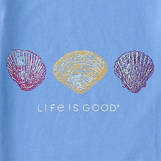 Life Is Good : Women's Luminescent Shells - Crusher T-Shirt - Life Is Good : Women's Luminescent Shells - Crusher T-Shirt