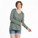 Life Is Good : Women's Sunflower Striped Crusher - Lite Hooded - Life Is Good : Women's Sunflower Striped Crusher - Lite Hooded