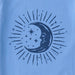 Life Is Good : Women's Woodcut Moon Stars Crusher - FLEX Hoodie Tunic in Cornflower Blue - Life Is Good : Women's Woodcut Moon Stars Crusher - FLEX Hoodie Tunic in Cornflower Blue