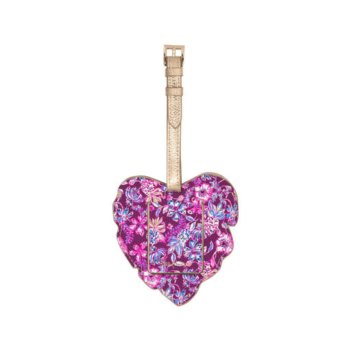 Lilly Pulitzer : Amarena Cherry Tropical With A Twist Shaped Luggage ID Tag - Lilly Pulitzer : Amarena Cherry Tropical With A Twist Shaped Luggage ID Tag