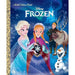 Disney Frozen Little Golden Book cover with characters and snowflakes