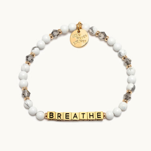 Little Words Project : Breathe -Gold Beads - Little Words Project : Breathe -Gold Beads