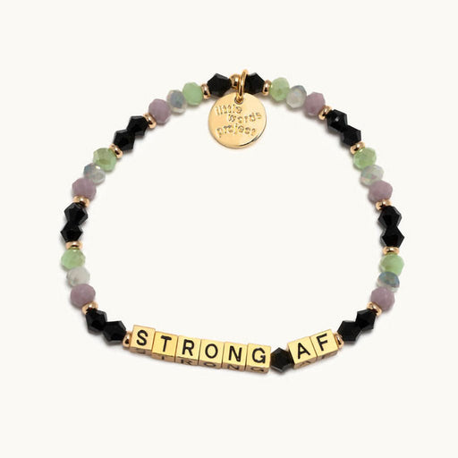 Little Words Project : Strong AF -Gold Beads - Little Words Project : Strong AF -Gold Beads