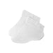 White ankle socks hydrating masks  on a white background