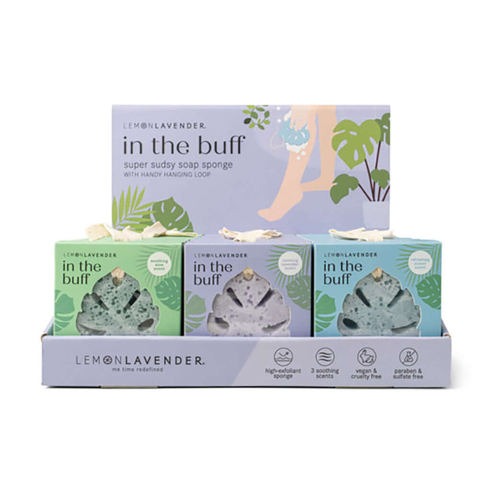 DM Merchandising : Lemon Lavender In The Buff Super Sudsy Soap Sponge - Assorted by Color