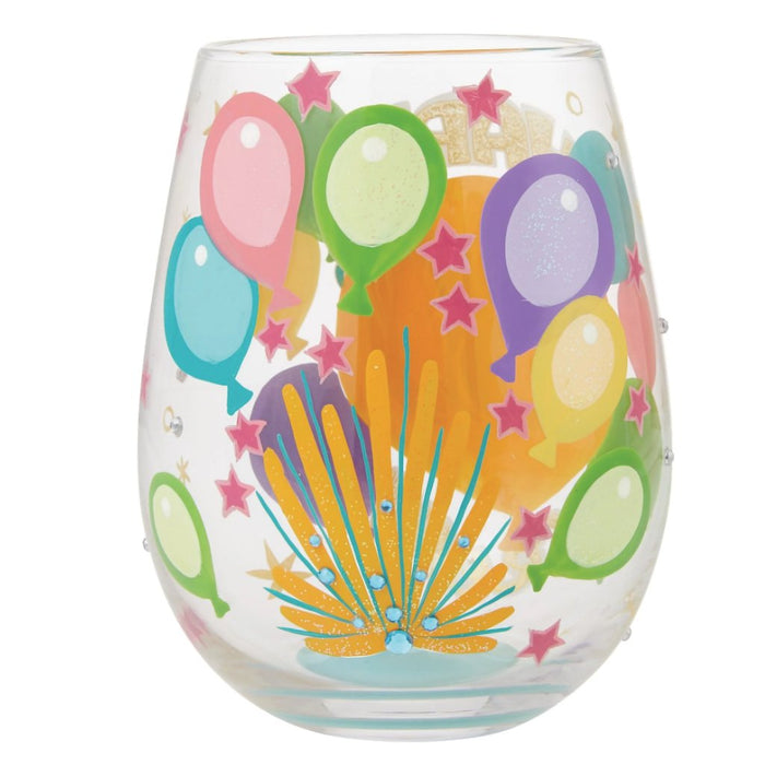 Lolita : Happy 30th Stemless Wine Glass - Lolita : Happy 30th Stemless Wine Glass