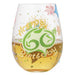 Lolita : Happy 60th Stemless Wine Glass - Lolita : Happy 60th Stemless Wine Glass