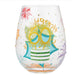 Lolita : Happy 60th Stemless Wine Glass - Lolita : Happy 60th Stemless Wine Glass