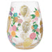 Lolita : Happy 70th Stemless Wine Glass - Lolita : Happy 70th Stemless Wine Glass