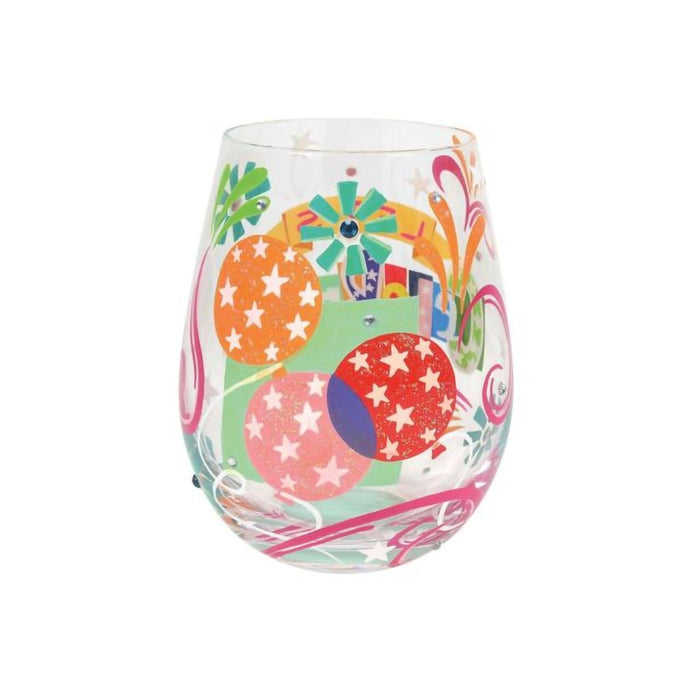 Lolita : Let's Celebrate Stemless Wine Glass - Lolita : Let's Celebrate Stemless Wine Glass