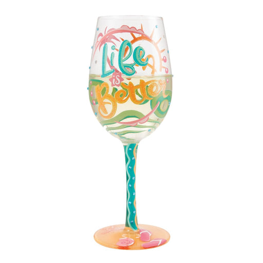 Lolita : Life At The Beach Wine Glass - Lolita : Life At The Beach Wine Glass