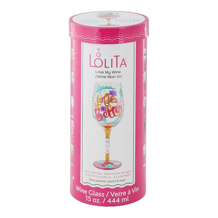 Lolita : Life When Retired Wine Glass - Lolita : Life When Retired Wine Glass