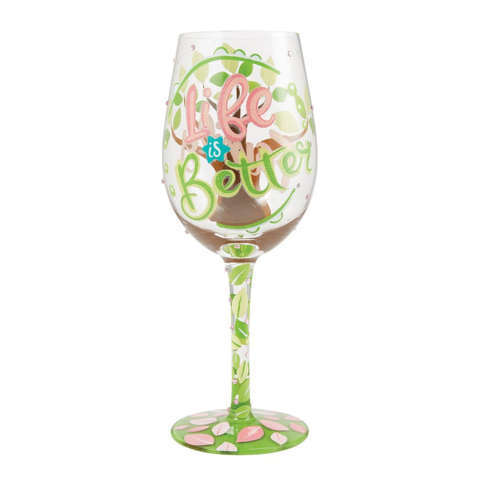 Lolita : Life With Family Wine Glass - Lolita : Life With Family Wine Glass