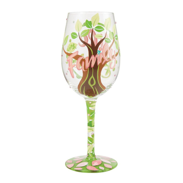 Lolita : Life With Family Wine Glass - Lolita : Life With Family Wine Glass