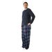 Lounge Pants - Men's Fleece PJ Bottoms - Mountain Lodge Plaid - Lounge Pants - Men's Fleece PJ Bottoms - Mountain Lodge Plaid