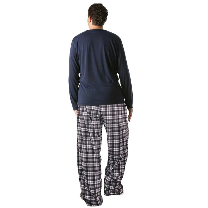 Lounge Pants - Men's Fleece PJ Bottoms - Outdoorsman Plaid - Lounge Pants - Men's Fleece PJ Bottoms - Outdoorsman Plaid