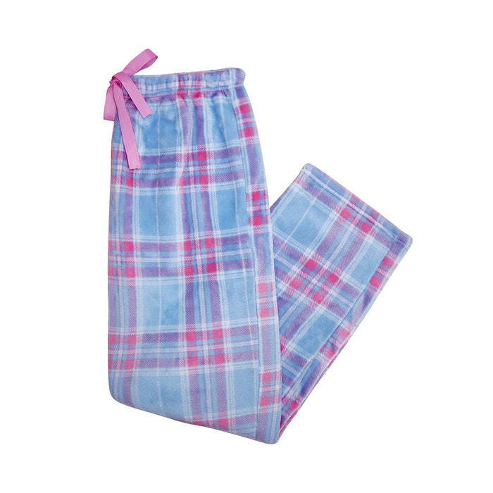 Lounge Pants - Velvety Fleece PJ Bottoms - Pastel Dreams Plaid Assorted Size S,M,L,XL - Lounge Pants - Velvety Fleece PJ Bottoms - Pastel Dreams Plaid Assorted Size S,M,L,XL