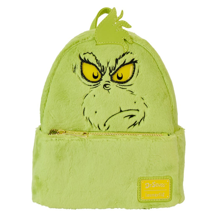 Loungefly : Dr. Seuss' How The Grinch Stole Christmas! Plush Cosplay Light Up Mini Backpack - Loungefly : Dr. Seuss' How The Grinch Stole Christmas! Plush Cosplay Light Up Mini Backpack