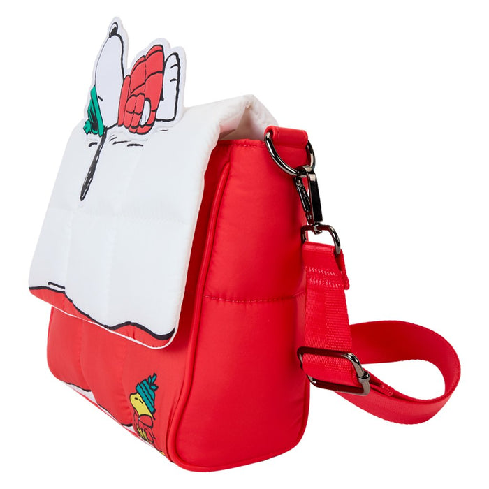 Loungefly : Peanuts Snoopy & Woodstock Snow Day Doghouse Crossbody Bag - Loungefly : Peanuts Snoopy & Woodstock Snow Day Doghouse Crossbody Bag