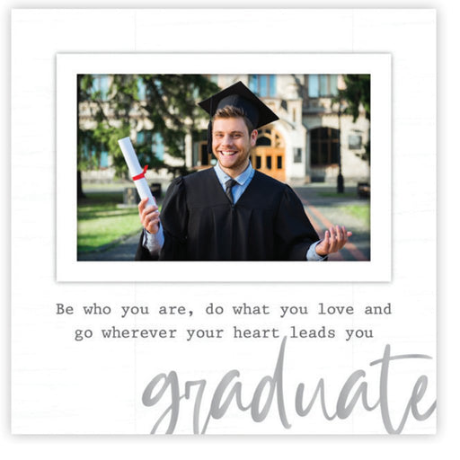 Malden : Graduate Go Wherever Your Heart Leads You Picture Frame with Sentiment Holds 4"x6" or 5"x7" Photo - Malden : Graduate Go Wherever Your Heart Leads You Picture Frame with Sentiment Holds 4"x6" or 5"x7" Photo