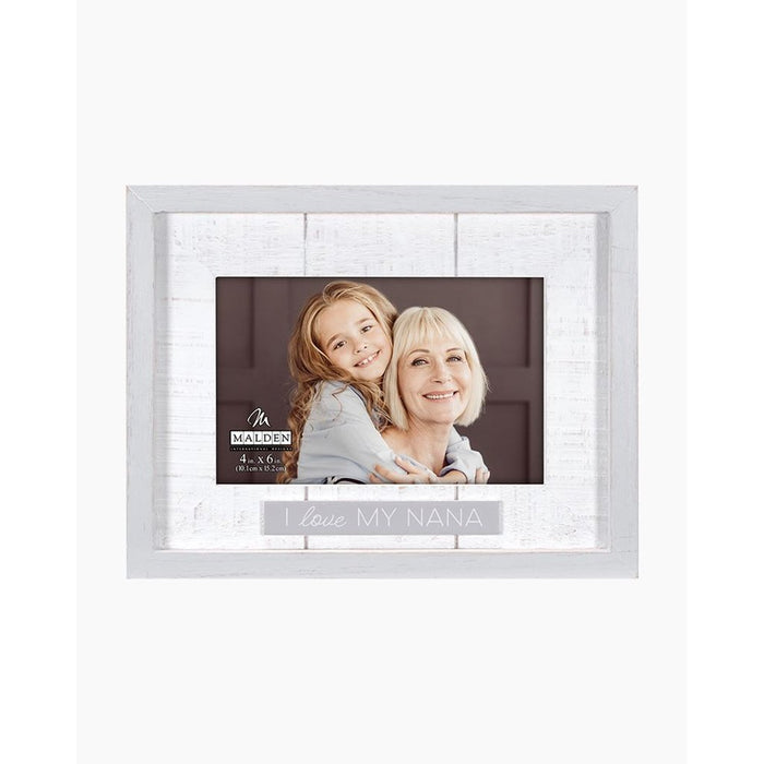 Malden : I Love My Nana Rustic Matted Photo Frame 4x6 - Malden : I Love My Nana Rustic Matted Photo Frame 4x6